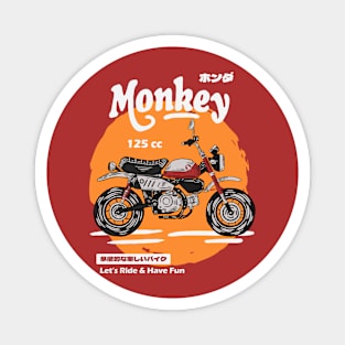 Honda Monkey Red Edition Magnet